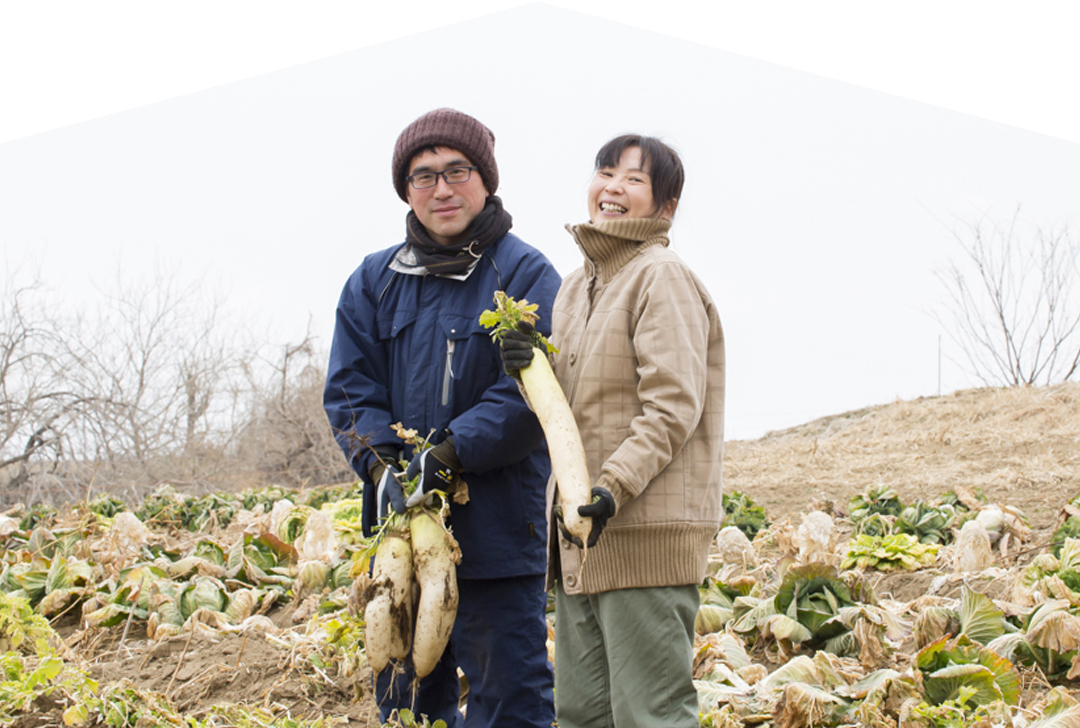 ご夫婦畑で